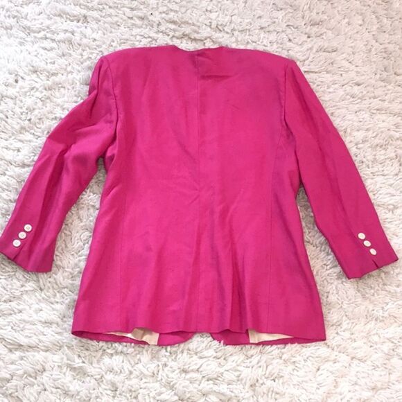Vintage 1980’s Linen Blazer - Picture 6 of 6